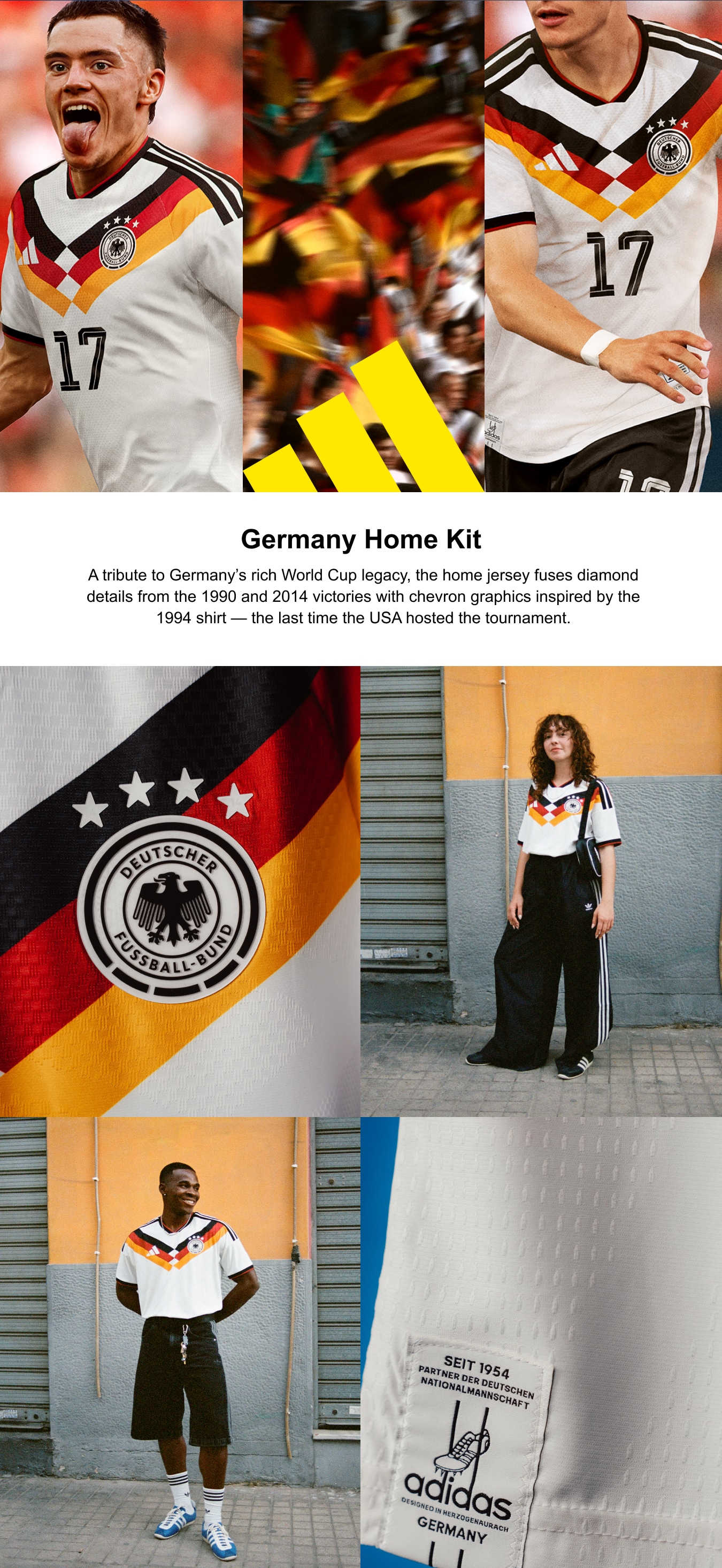 Germany National Team adidas Home Authentic Shirt 2026 - Long