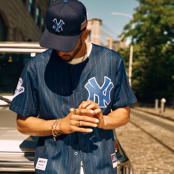 New York Yankees Jay Z Blueprint Satin Jacket